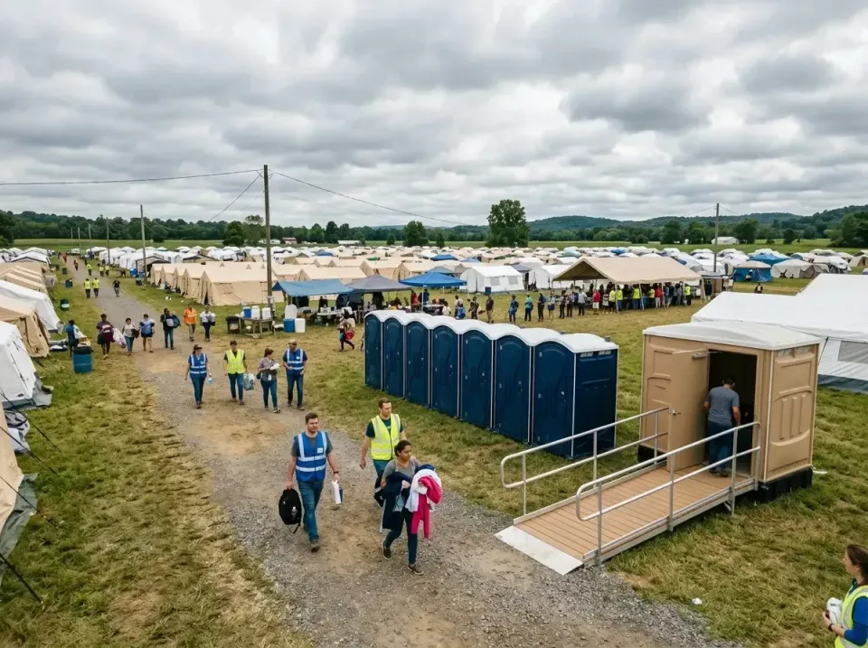 disaster-relief-camp-restrooms-010 — frequently asked questions, Dumpster & Portable Bathrooms Rental in Richlands, NC